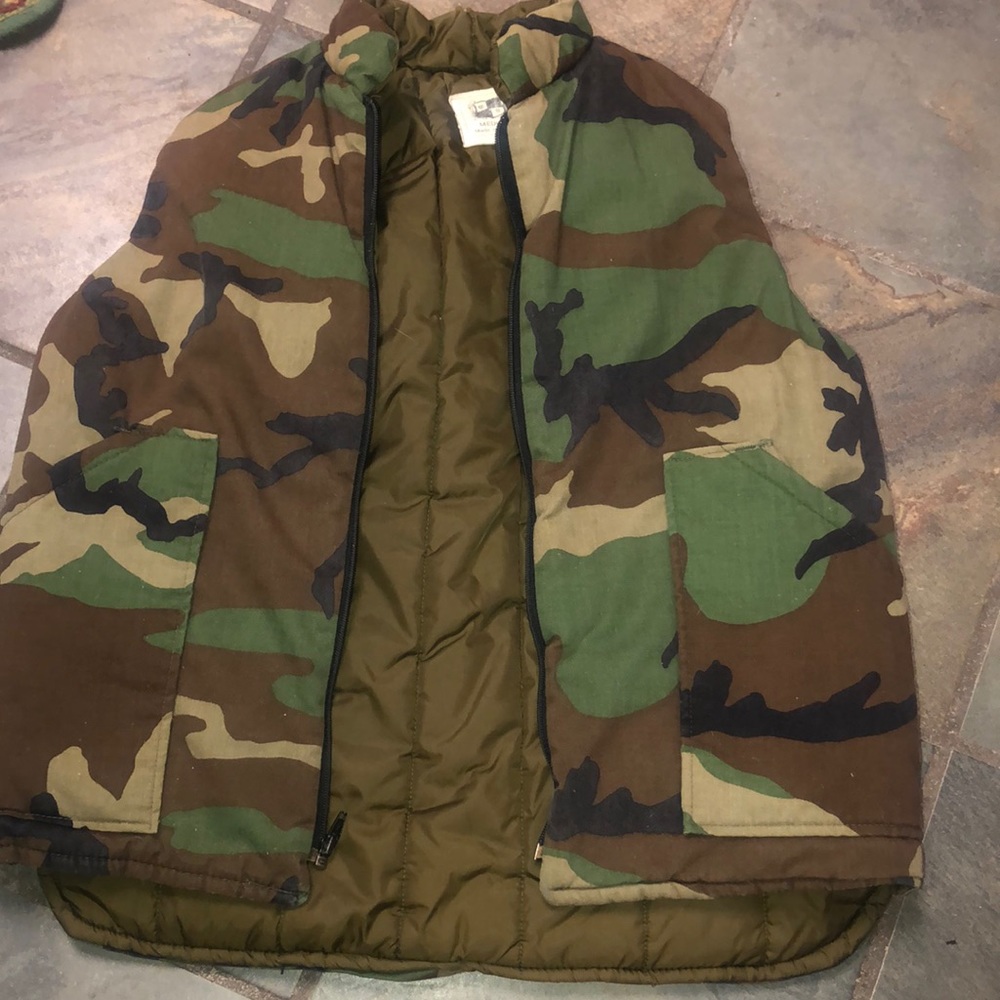 Vintage Camo Puffer Vest